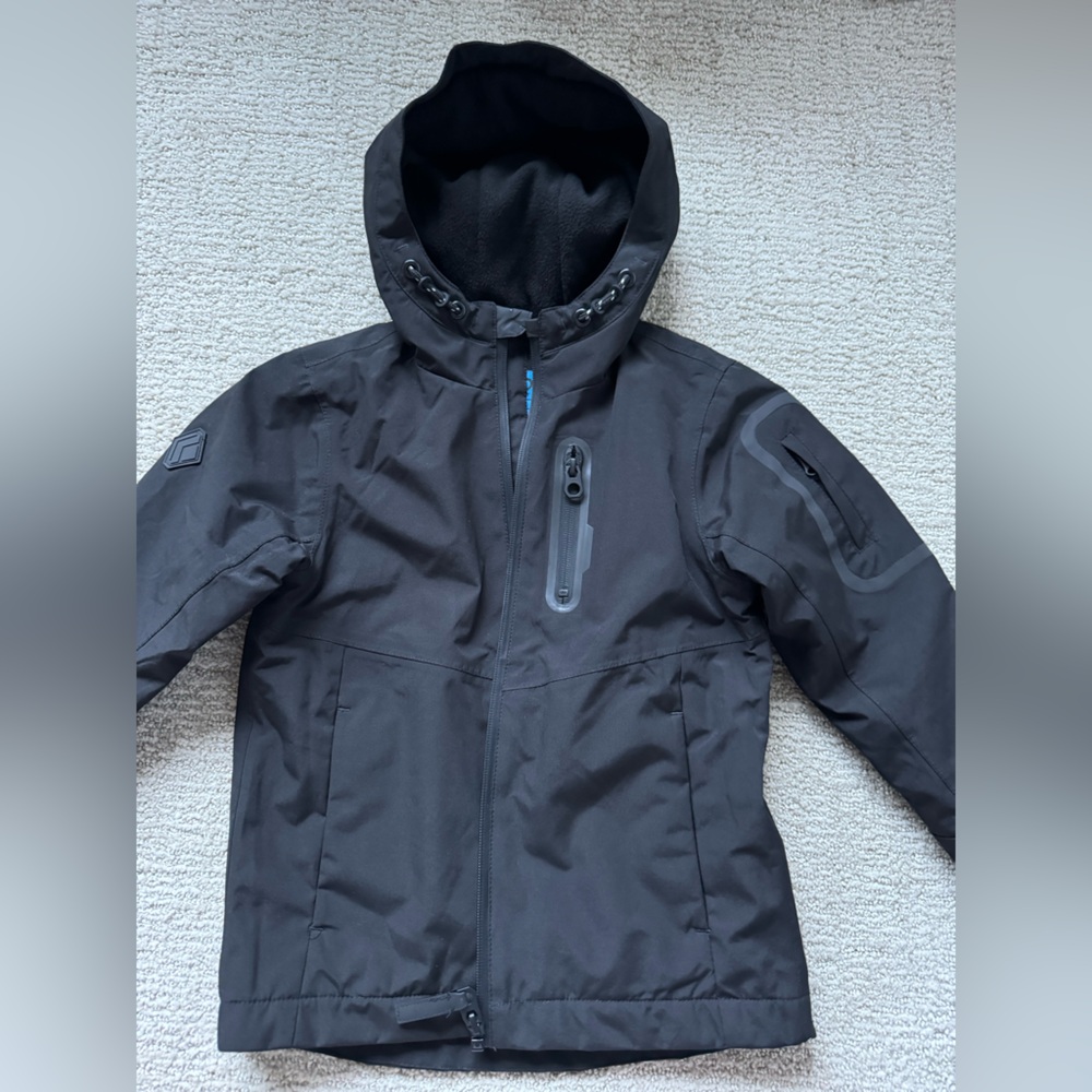 Kid’s Black Hooded Jacket